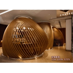 中式铝合金造型隔断