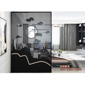 现代中式铝合金隔断